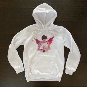 Saltburn Jacob Elordi as Felix in Angel Wings Hoodie